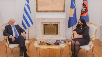 Nikos Dendijas i Vjosa Osmani