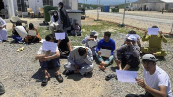 Protest avganistanskih izbeglica na Kosovu