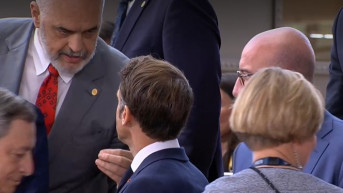 Edi Rama i Emanuel Makron Edi Rama i Emanuel Makron
