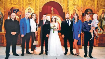 Venčanje Pavla i Sare Dakić u Goraždevcu