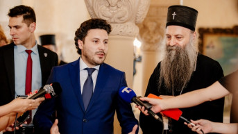 Dritan Abazović i patrijarh srpski Porfirije Dritan Abazović i patrijarh srpski Porfirije