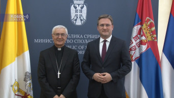 Nikola Selaković i apostolski nuncije nadbiskup Lućano Surijani Nikola Selaković i apostolski nuncije nadbiskup Lućano Surijani