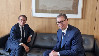 Makron i Vučić Makron i Vučić