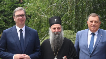 Vučić, Porfirije i Dodik