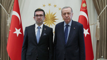Agron Vrenezi i Redžep Tajip Erdogan