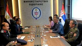 Ambasador Egipta Basel Salah Mustafa Ahmed i Nebojša Stefanović