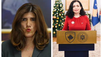 Ganimete Musljiu i Vjosa Osmani.
