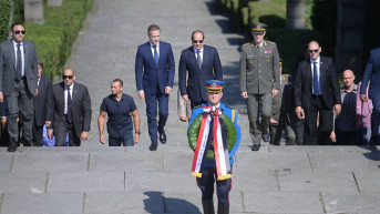 Predsednik Egipta položio vence na spomenik Neznanom junaku