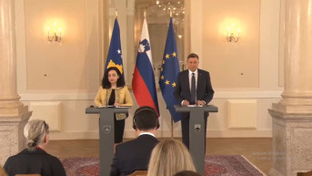 Vjosa Osmani i Borut Pahor