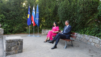 Vjosa Osmani i Borut Pahor Vjosa Osmani i Borut Pahor