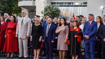 Vjosa Osmani u Tirani Vjosa Osmani u Tirani