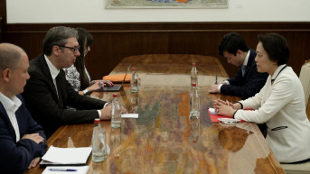 Aleksandar Vučić i Čen Bo