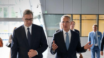 Aleksandar Vučić i Jens Stoltenberg