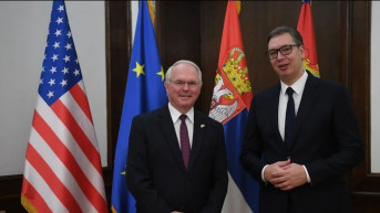 Aleksandar Vučić i Kristofer Hil