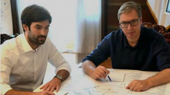 Aleksandar Vučić i Danilo Cicmilo