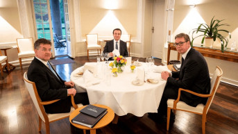 Aljbin Kurti, Miroslav Lajčak i Aleksandar Vučić