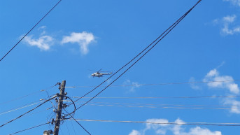 Helikopter Kfora iznad Jarinja