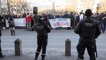 Island protest Island protest