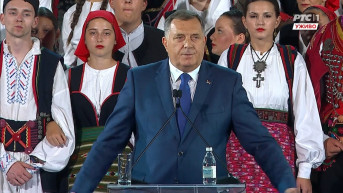 Obeležavanje godišnjice Oluje u Novom Sadu - Milorad Dodik Obeležavanje godišnjice Oluje u Novom Sadu - Milorad Dodik