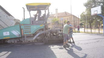 Radovi na obnovi igrališta