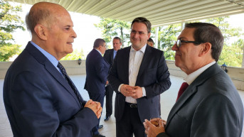 Vladislav Jovanović, Nikola Selaković i ministar spoljnih poslova Kube