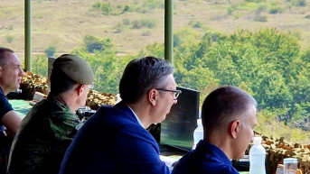 Vučić na vežbi vojske i žandarmerije.jpg