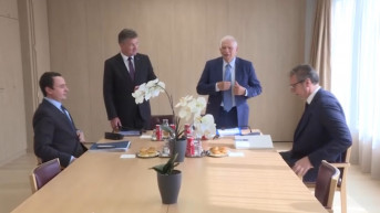 Vučić, Kurti, Lajčak i Borel Vučić, Kurti, Lajčak i Borel