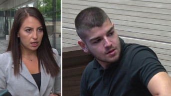 Advokat Jovana Filipović i Nikola Nedeljković