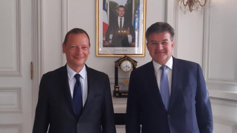 Emanuel Bone i Miroslav Lajčak