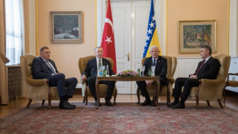 Erdogan sa članovima Predsedništva BiH