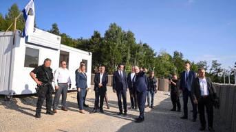 Kurti u poseti bazu kod Zubinog Potoka Kurti u poseti bazu kod Zubinog Potoka