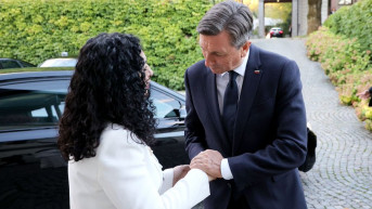 Vjosa Osmani i Borut Pahor