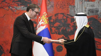 Aleksandar Vučić i Faiz Medžbela el Muteiri