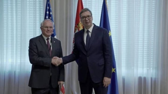 Aleksandar Vučić i Kristofer Hil Aleksandar Vučić i Kristofer Hil