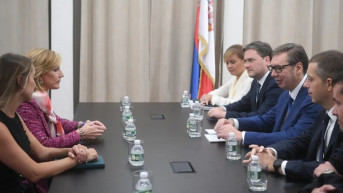 Klaudija Teni i Aleksandar Vučić