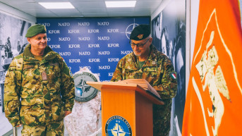 Ferenc Kajari sa načelnik štaba Komande združenih NATO snaga Napulj