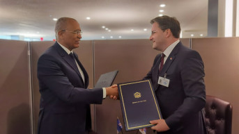 Nikola Selaković sa šefom diplomatije Zelenortskih Ostrva Nikola Selaković sa šefom diplomatije Zelenortskih Ostrva