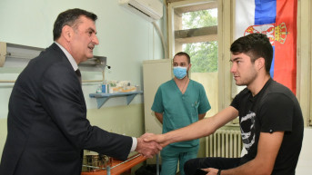 Tajić obišao Nemanju Mitrovića Tajić obišao Nemanju Mitrovića