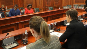 Ana Brnabić i Kristof Lutundu Apolo Ana Brnabić i Kristof Lutundu Apolo