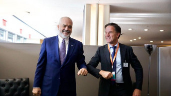 Edi Rama i Mark Rute