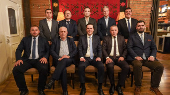 Ljumir Abdidžiku sa Albancima iz Preševa, Bujanovca i Medveđe