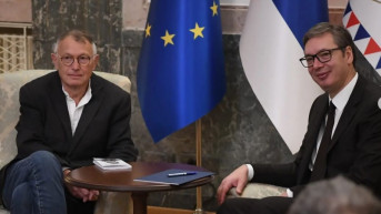 Patrik Beson i Aleksandar Vučić