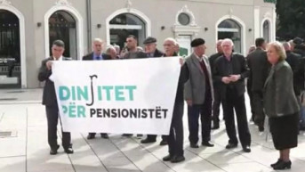 Protest penzionera