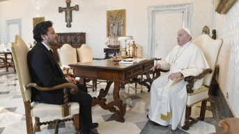 Dritan Abazović i papa Franja