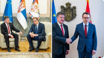 Lajčak sa Vučićem i Petkovićem