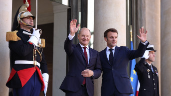 Olaf Šolc i Emanuel Makron Olaf Šolc i Emanuel Makron