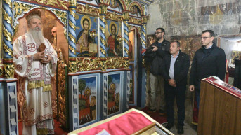 Episkop Teodosije i Petar Petković