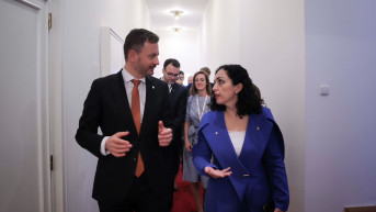 Vjosa Osmani i Eduard Heger