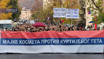 Majke Kosmeta na protestu u Severnoj Mitrovici Majke Kosmeta na protestu u Severnoj Mitrovici