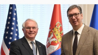Aleksandar Vučić i Kristofer Hil